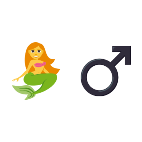 🧜♂ Emoji Domain EmojiOne rendering